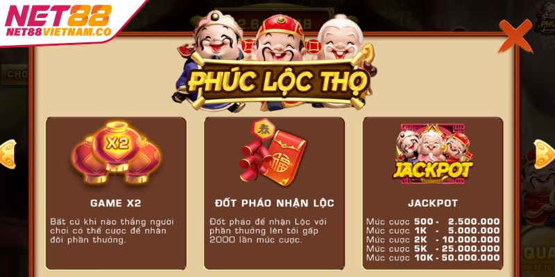 Luật chơi cơ bản của game nổ hũ Phúc Lộc Thọ 