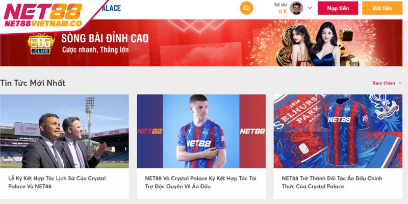 P Sports NET88 cập nhật sự kiện liên tục