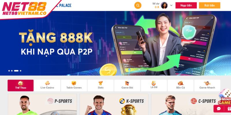 Thiếu điều kiện khuyến mãi gây lỗi nạp và rút tiền NET88