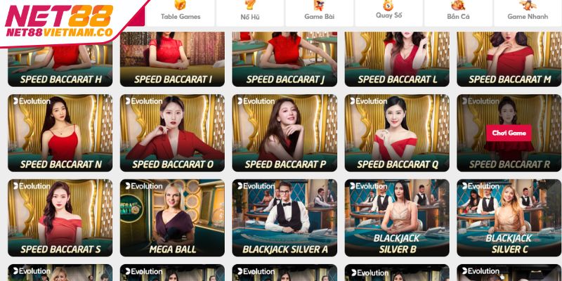 Tính năng vượt trội tại Casino Evolution