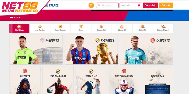 Tổng quan về sảnh P Sports NET88